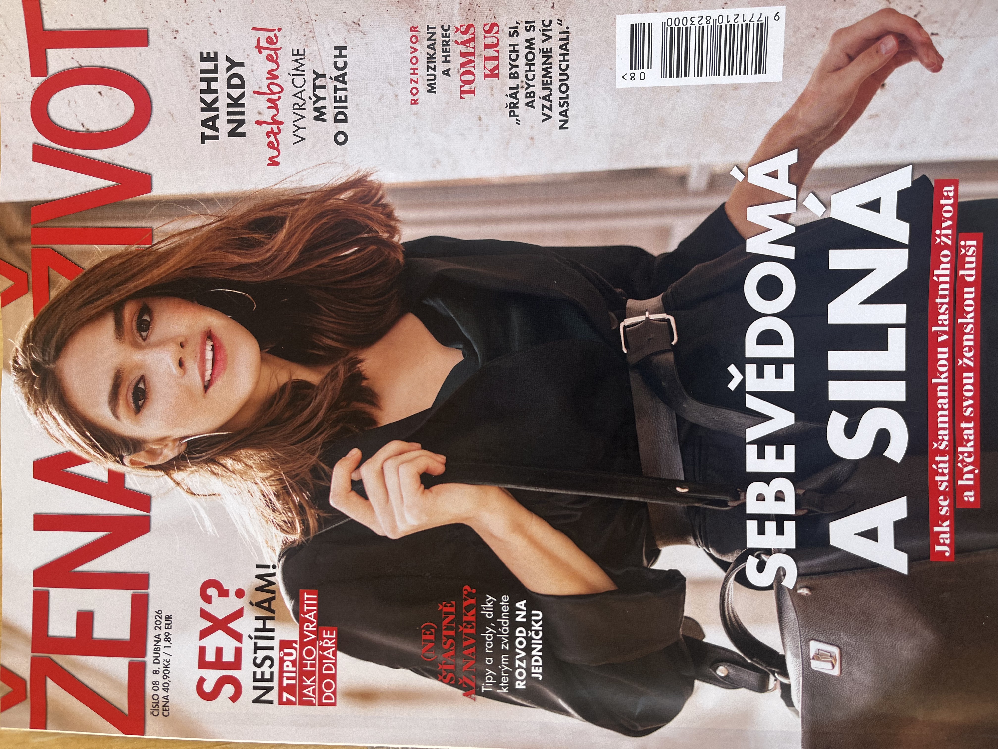 Obálka časopisu Žena a život